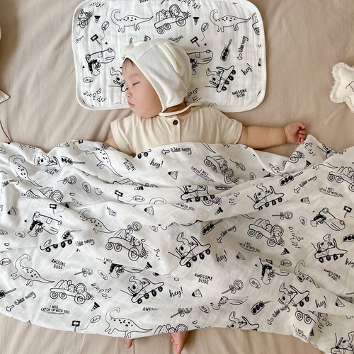 Class A gauze blanket, quilt, bamboo cotton bath towel, newborn supplies, baby wrap single quilt, newborn baby