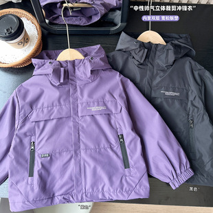 2025 New Autumn Children's Clothing Boys' Children's Water-Repellent Boys' Jackets Windproof Jackets Wholesale Dropshipping