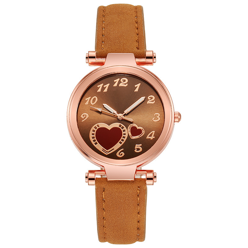 Reloj de amor retro estilo ins coreano para mujer, minimalista y versátil, mini temperamento para estudiantes, reloj de mujer de moda literaria