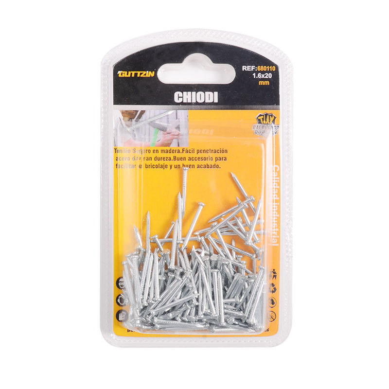 铁钉泡壳装商超销售外贸日用五金盒装铁钉 家用多规格钉子铁钉详情7