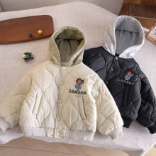 男童棉服外套冬装新款时尚宝宝连帽加厚棒球服棉祆潮儿童保暖棉衣