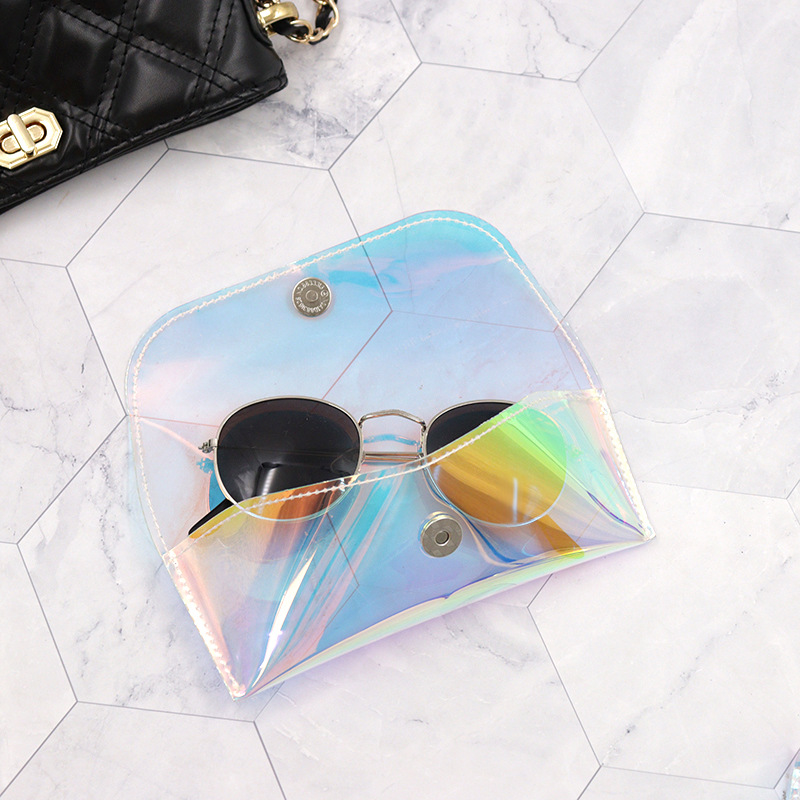 Casual Colorful Pvc Unisex Glasses Pouch display picture 10