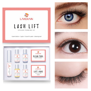 Cross-Border Lakerain Eyelash Perm Set Electric Eyelash Cold Perm Protein Barbie Perm Eyelash Perm Set