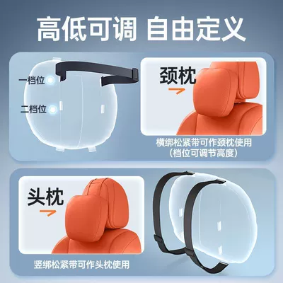 Platinum 3X Headrest, Waist Pillow, Neck: Headrest