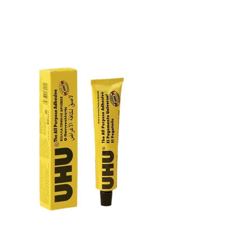 El pegamento en barra UHU alemán se adhiere firmemente a madera, tableros de carpintería, madera y materiales para modelos.