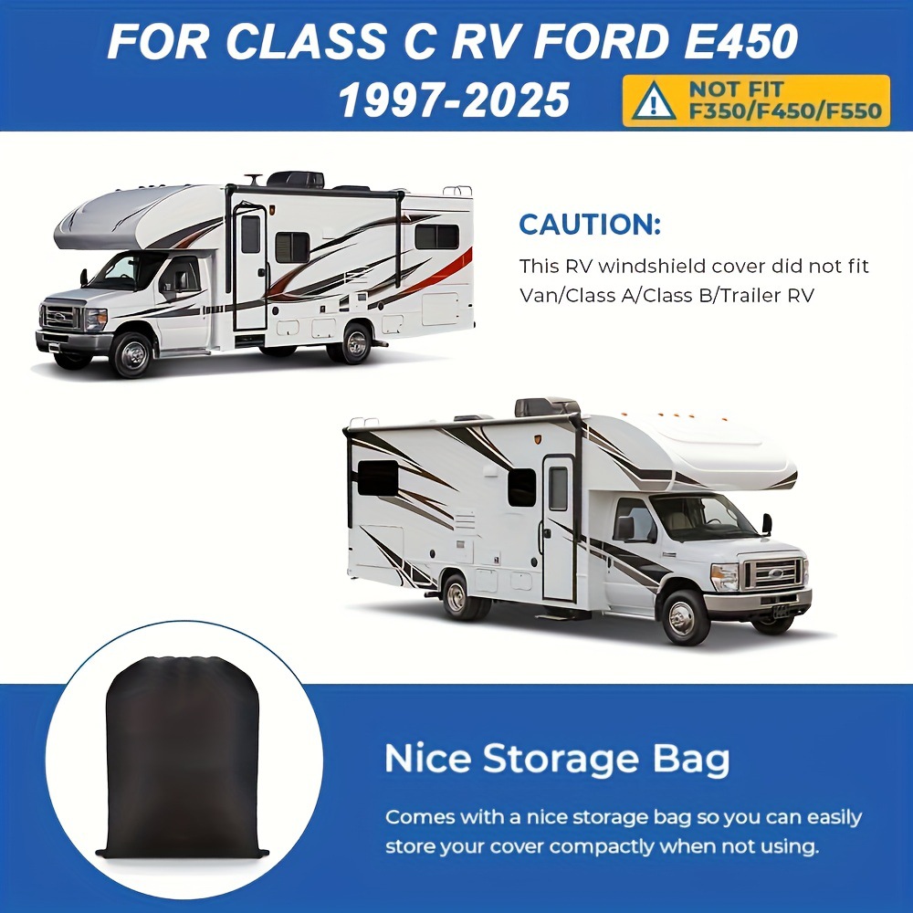 Amazon Rv Sunshade Front Cover Rv Snow Cover Class C Model Suitable for Ford Ford1997