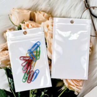 Pearlescent Film Yin and Yang Bag, Pearlescent Film Ziplock Bag, Jewelry Packaging Bag, Storage Bag, Composite Packaging Bag, 1