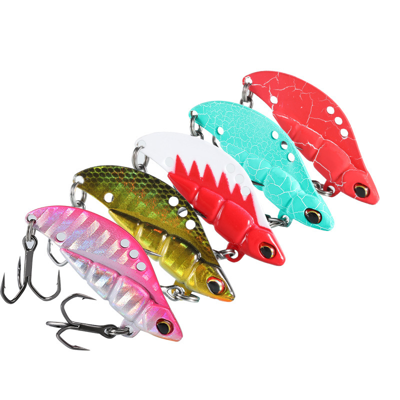 5 PCS Metal Blade Baits Spinner Baits Fresh Water Bass Swimbait Tackle Gear