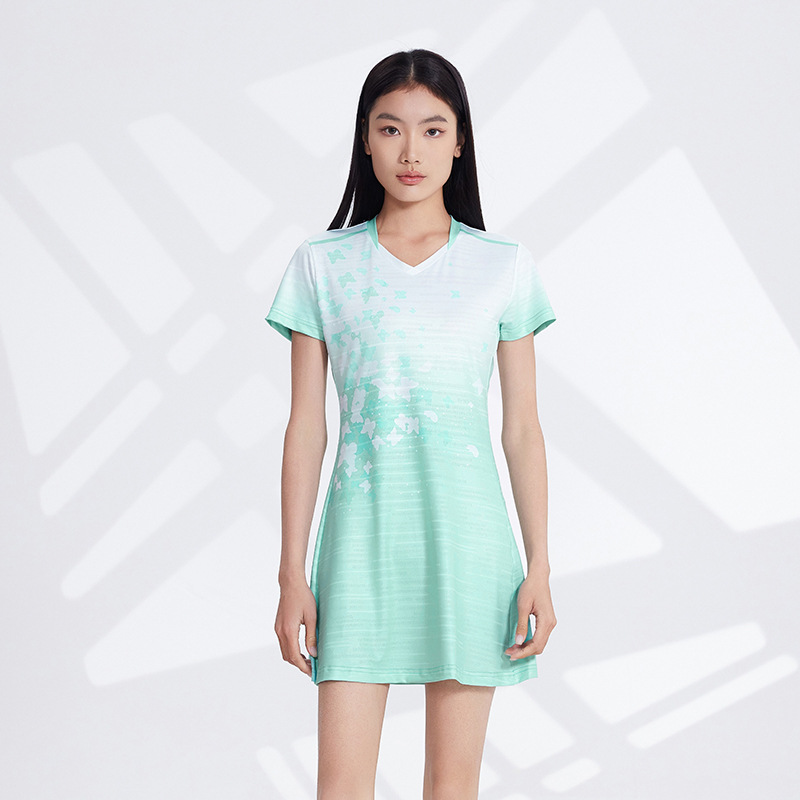 8823 green dress (including leggings)