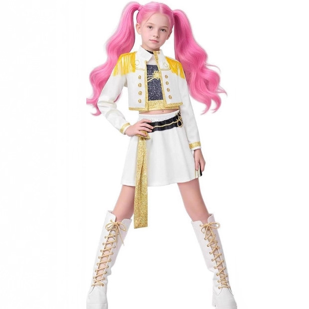 跨境新款韩流猎魔女团3D数码印花动漫卫衣cosplay儿童卫衣|undefined