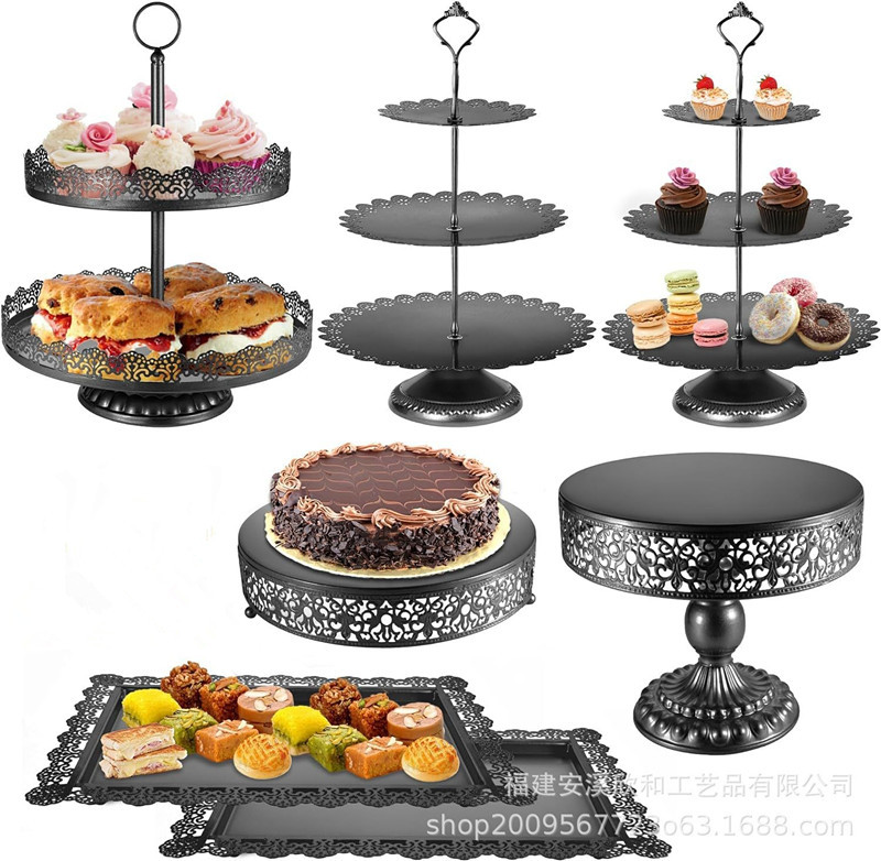 Tabla de postres estante de exhibición estante de pasteles de postre bandeja de pasteles de comida fría estante de mesa de descanso estante de té de la tarde estante de refrigerio