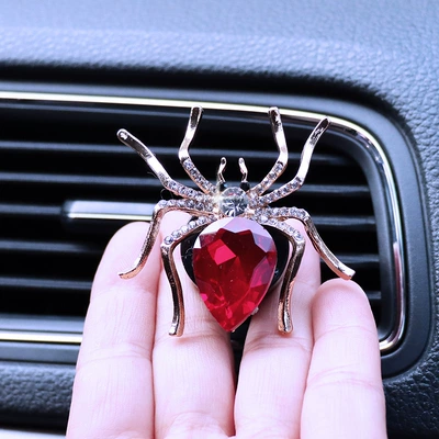 clip car aromatherapy creative – Car Perfume Aromatherapy - big-red-spider-plastic-trough-air-outlet