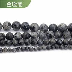 黑色闪月光石串珠散珠diy饰品配件珠宝配件珠子圆珠手串DIY半成品