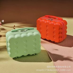 Small Makeup Case Bridesmaid Gift Suitcase 14inch Luggage Wholesale Makeup Bag Internet Celebrity Ins Style for Women