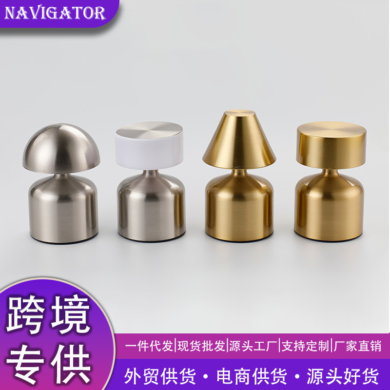 Led Dumbbell Decorative Table Lamp for Bar, Restaurant, Dining Table, Bedroom Bedside USB Rechargeable Atmosphere Night Light