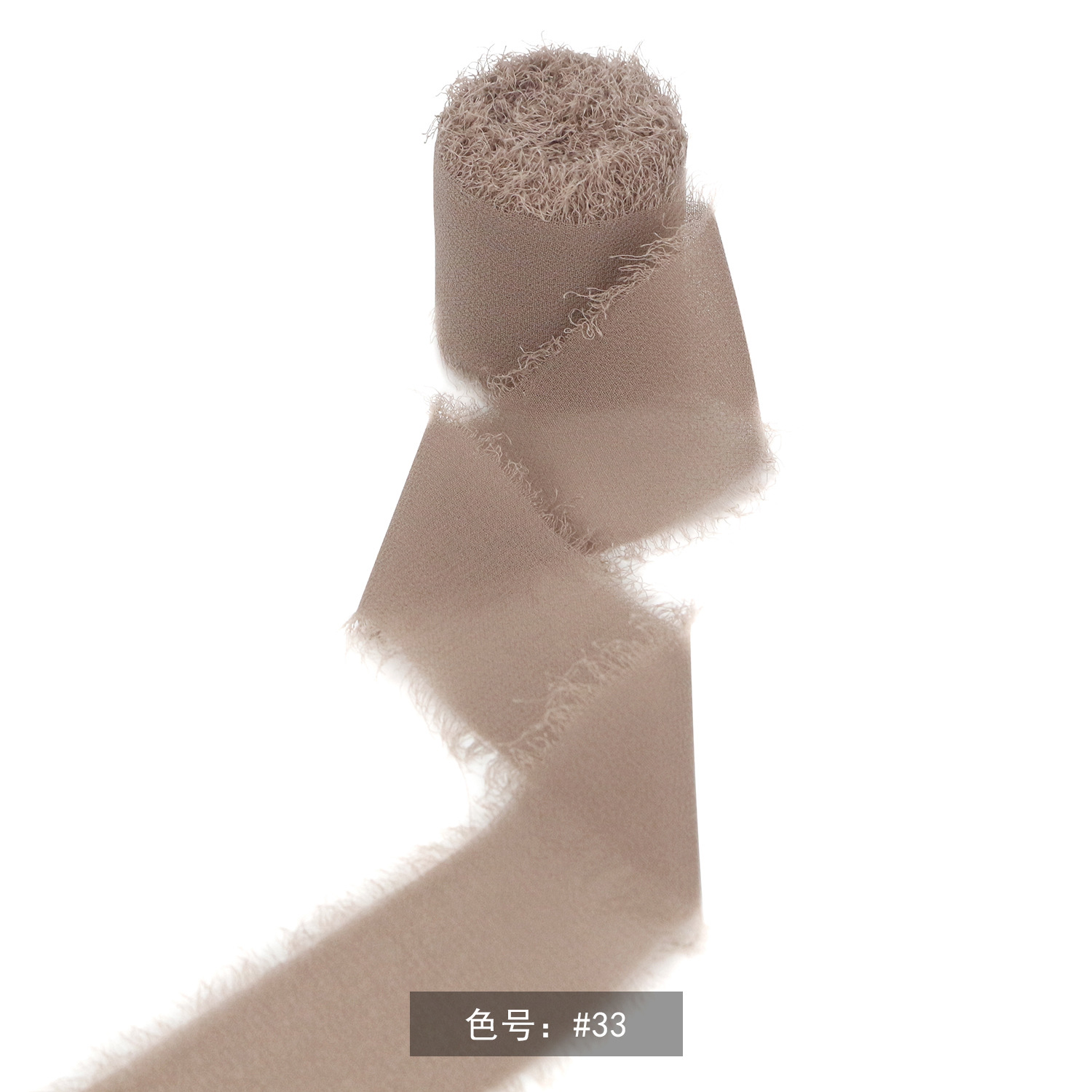 Venta al por mayor de gasa deshilachada cinta deshilachada ramo de la boda encaje de tela hecha a mano perla cinturón de gasa