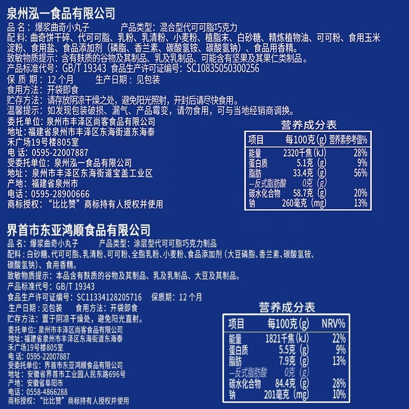 比比赞爆浆曲奇小丸子夹心饼干办公室网红早餐小零食小吃休闲食品|undefined