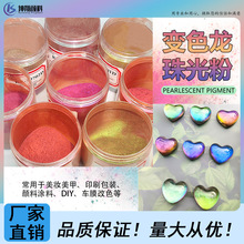 10g珠光粉变色龙散粉珠光颜料超细涂料用美甲皮革车膜油墨印刷专