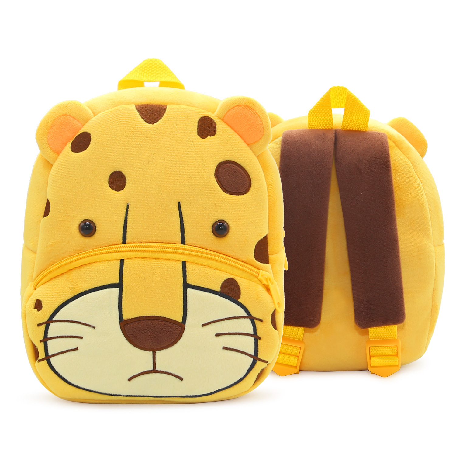 3D lindos dibujos animados peluche niños jardín de infantes mochila escolar movimiento de animales escolares mochila de peluche mochila de niños