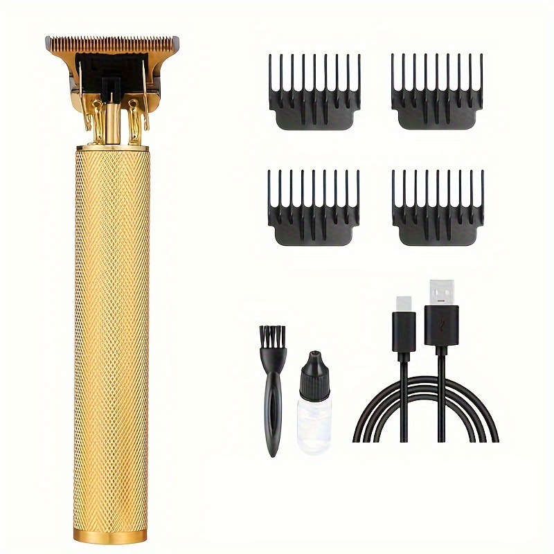 Kit de Recortadora de Cabello Recargable con Cables para Hombre con Precisión