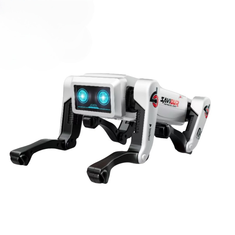 Lingshengke ライトと音声多機能制御リモコンロボット犬プログラマブルロボット犬インタラクティブおもちゃ男の子用|undefined