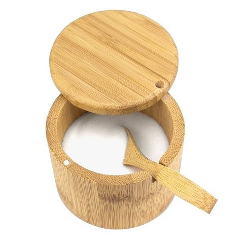 측면 개방형 양념통 + 측면 긴 스푼