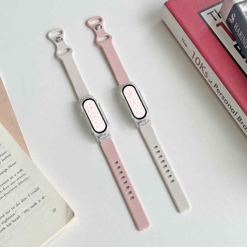 살구색 연근 전분 + 투명 케이스