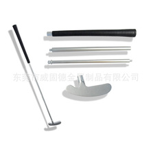 高尔夫球杆铝管练习杆加工定制铝管缩口阳极氧化铝管高尔夫三节杆