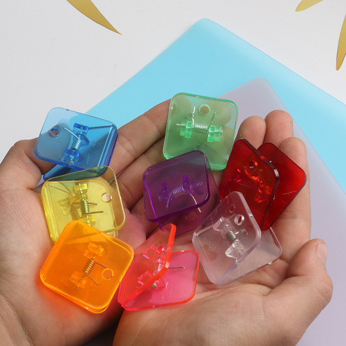 Supply of hand ledger triangle clip, acrylic data test paper corner clip, sewing edge binder clip, bill clip