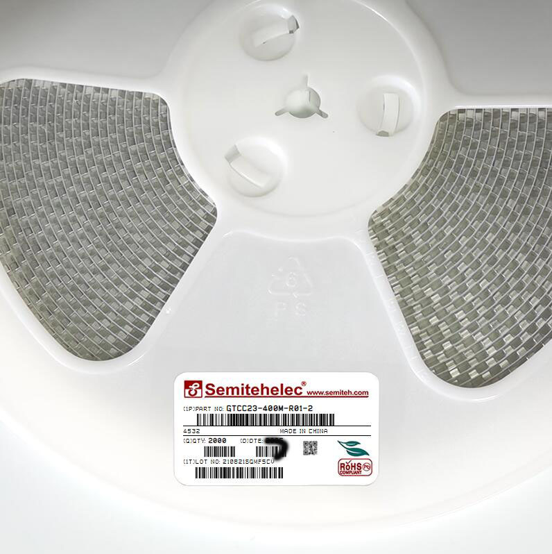 GTCC23-400M-R01-2 贴片陶瓷放电管 4532 SEMITEH 全新原装正品