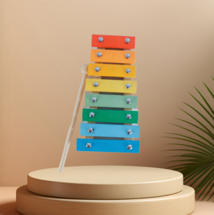 Foreign trade clearance missing Orff children's percussion instrument small eight-tone xylophone special price does not return does not change careful shooting