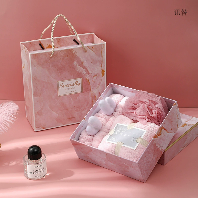 Towel, gift box, set, 3 piece set, Birthday gift