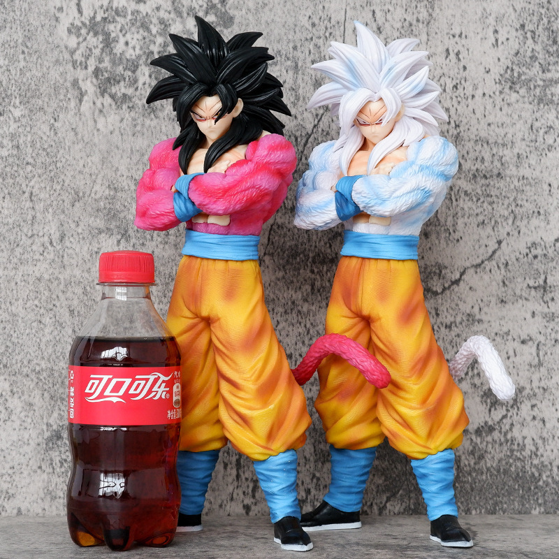 Zf Super Four Goku/Super Five Saiyan Dragon Ball Anime Peripheral Figures Trendy Collectible Model Ornaments Wholesale Zf Super Four Goku/Super Five Saiyan Dragon Ball Anime Peripheral Figures Trendy Collectible Model Ornaments Wholesale