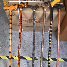 自产自销多样拐棍批发 竹节葫芦龙头拐杖 老年人用品木质拐杖