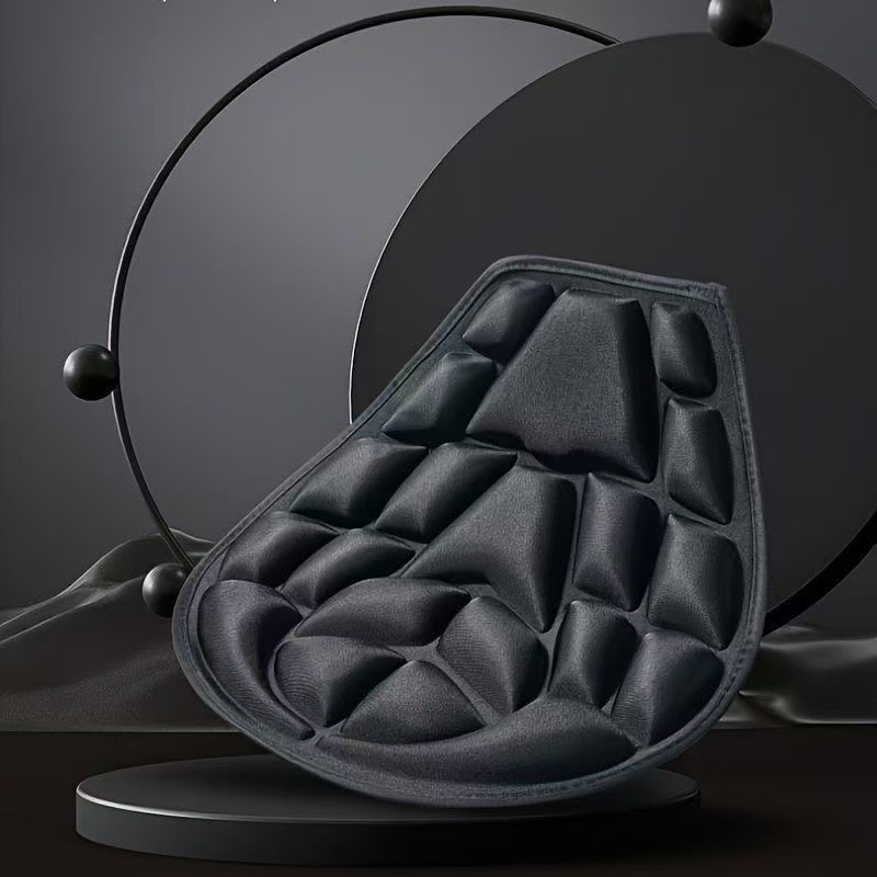 Electric vehicle horn-shaped seat cushion, electric motorcycle 3D shock-absorbing seat cover, heat-insulating and sun-proof, suitable for all seasons and long-distance riding