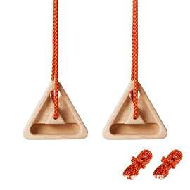 跨境三角形攀岩板 木制户外室内指力板引体向上手指力量训练板