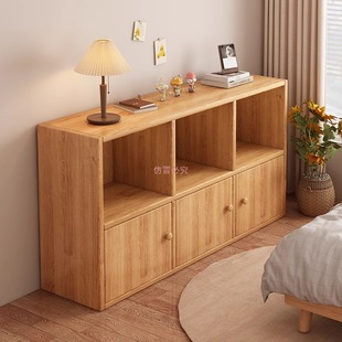 Bedroom Bedside Storage Cabinet Cabinet Storage Cabinet Wall-Mounted Utility Cabinet Floor-Standing Simple Bookshelf Simple Modern Storage Rack