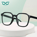 潮流大框眼镜架男 时尚防蓝光护目平光镜女 TR90框架板材腿眼镜框
