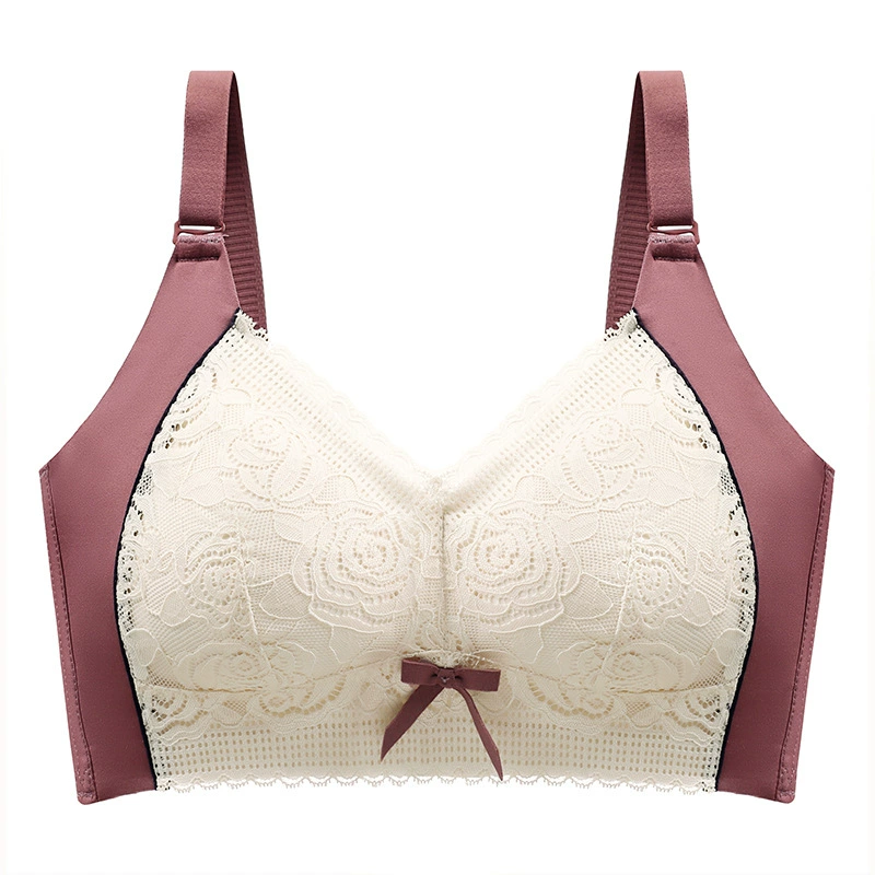 Latex ultra thin underwear, tea cup, supporting wireless bra