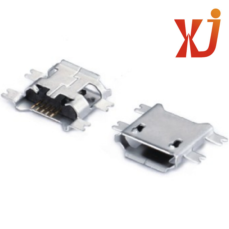 Shared Charging Micro Socket Mobile Phone Charging Micro Female Base 5P Temperature-Resistant Micro Connector