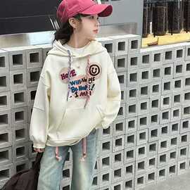 儿童卫衣秋冬款2025新款女孩秋款中大童秋装儿童宽松连帽上衣童装
