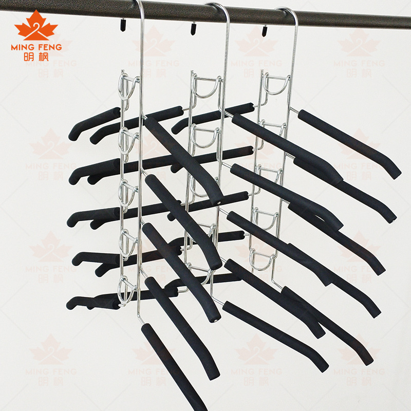 可拆卸五层架子挂衣架家用衣柜宿舍服装店衣服挂晾衣架|undefined