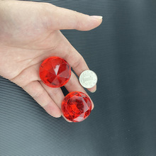40mm仿真圆钻石玩具男孩女孩挖宝藏冰块亚克力塑料七彩色水晶宝石