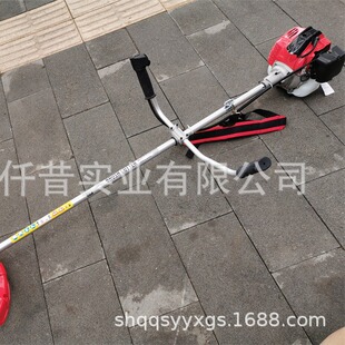 Japanese Mitsubishi TUE43 gasoline side-mounted lawn mower lawn mower garden greening maintenance
