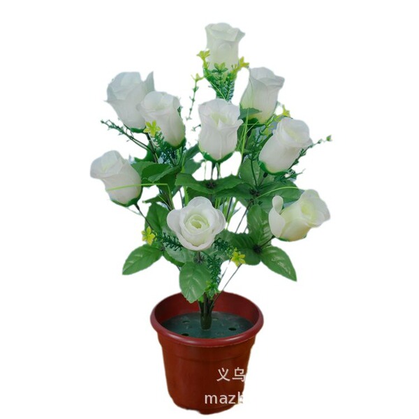 12 spring bud artificial flower manufacturers wholesale roses rose…