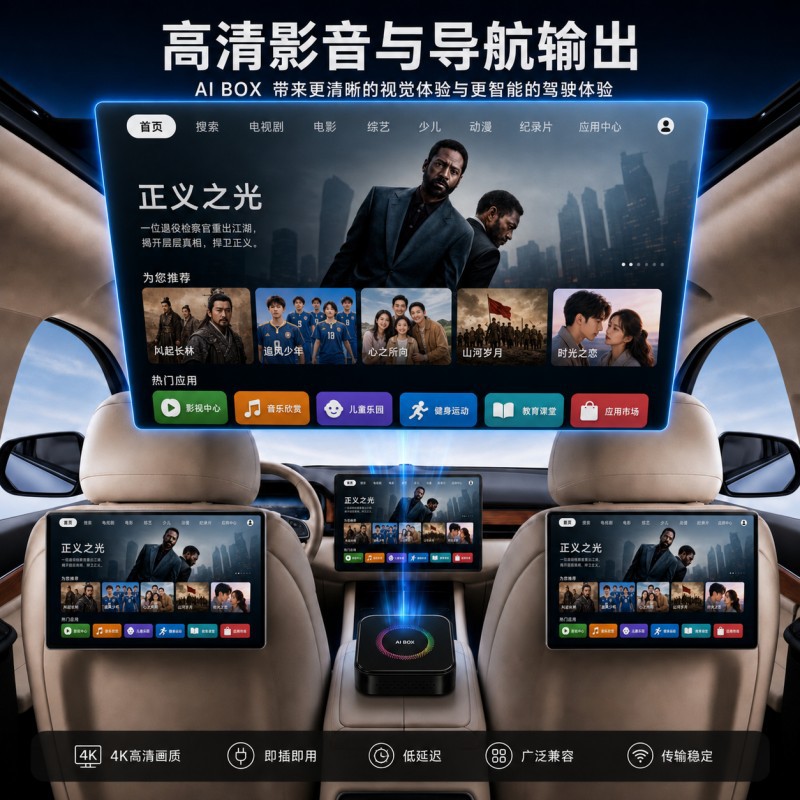 Hot-Selling Three-In-One Smart Connectivity Box Carplay Car-Mounted Wired-To-Wireless Android Autocarplay Box