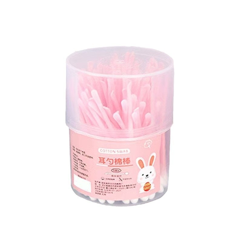 プラスチックコア脱脂綿箱入り耳かきメーカー卸売耳かき綿棒双頭使い捨て耳垢綿棒|undefined