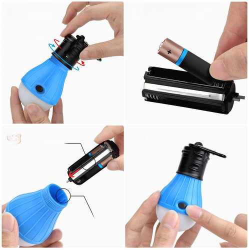 LED Waterproof Handheld Hook Emergency Camping Lantern Outdoor Multi-functional Tent Bulb Lantern