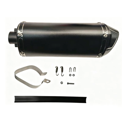 Motorcycle Yousheng 500 NINJA400 Motorcycle exhaust pipe - black