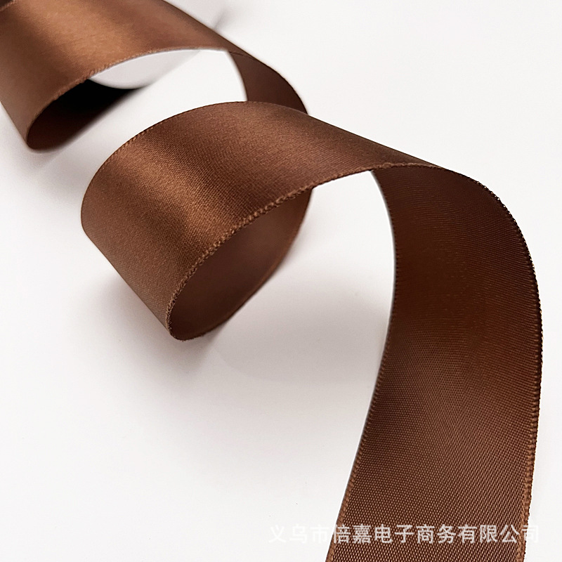 커피 리본 2CM 롤 꽃 리본 활 액세서리 6MM 롤 단색 리본 2.5 리본 1CM 롤